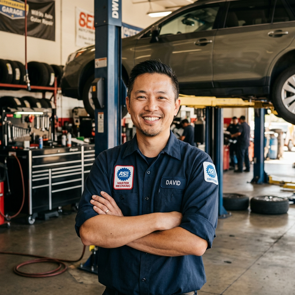 Mike Chen, ASE-certified mechanic